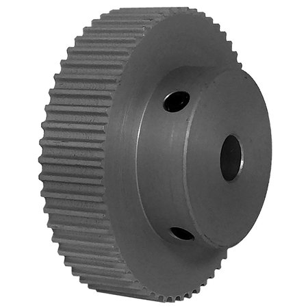 B B MANUFACTURING 56-3P09-6A4, Timing Pulley, Aluminum, Clear Anodized,  56-3P09-6A4